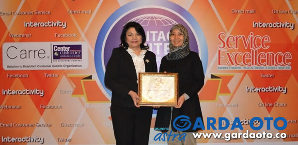 Garda Akses Asuransi Astra Raih Contact Center Service Excellence Award 2014